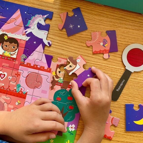 MUDPUPPY Unicorn Princess Jigsaw Puzzle Castle Secret Pictures Surprise - Picture 2 of 11